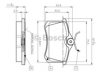 VW 1H0615415A Brake Pad Set, disc brake